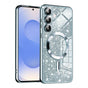 Husa pentru Samsung Galaxy S25, Techsuit Lux Glitter MagSafe, bleu