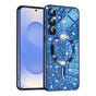 Husa pentru Samsung Galaxy S25, Techsuit Lux Glitter MagSafe, albastru