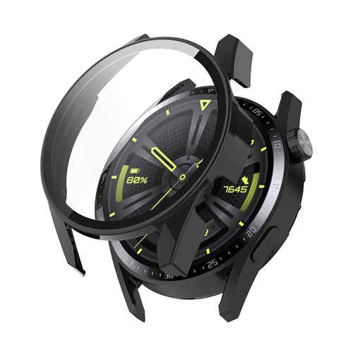Husa smartwatch pentru Huawei Watch GT 3 42mm, Techsuit, negru
