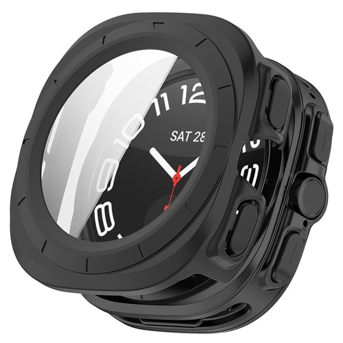 Husa smartwatch pentru Samsung Galaxy Watch Ultra 47mm, Techsuit, negru