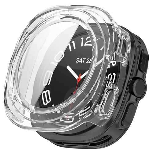 Husa smartwatch pentru Samsung Galaxy Watch Ultra 47mm, Techsuit, transparenta