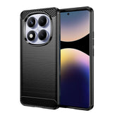 Husa pentru Xiaomi Redmi Note 14 Pro 4G, Techsuit Carbon Silicone, albastru