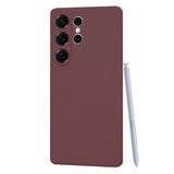 Husa pentru Samsung Galaxy S25 Ultra, Techsuit SoftFlex, bordo