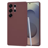 Husa pentru Samsung Galaxy S25 Ultra, Techsuit SoftFlex, bordo
