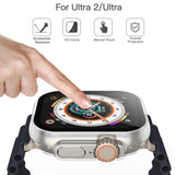Folie Sticla Apple, Techsuit Defense360 Pro Watch Ultra Ultra 2 Ultra 3 Clear Koff D77310, transparent