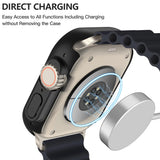 Folie Sticla Apple, Techsuit Defense360 Pro Watch Ultra Ultra 2 Ultra 3 Koff D77310, negru