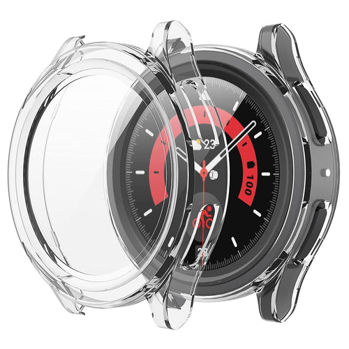 Husa smartwatch pentru Samsung Galaxy Watch5 Pro, Techsuit, transparenta