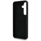 Husa pentru Samsung Galaxy S25 Ultra, Guess Silicone 4G Big Metal Logo (GUHCS25LS4SMDK), negru
