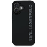 Husa pentru iPhone 16, Karl Lagerfeld 3D Design (KLHCP16SRBKGVCK), negru
