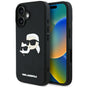 Husa pentru iPhone 16, Karl Lagerfeld 3D Design (KLHCP16SRBCKCHLK), negru