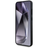 Husa pentru Samsung Galaxy S25 Plus, Guess 4G Circle Classic Logo MagSafe (GUHMS25MP4PGRSGW), maro