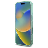 Husa pentru iPhone 16 Pro, Guess IML Rhinestones MagSafe (GUHMP16LPFTDTEN), verde