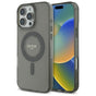Husa pentru iPhone 16 Pro Max, Guess IML Rhinestones MagSafe (GUHMP16XPFTDTEK), negru