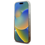 Husa pentru iPhone 16 Pro, Guess IML Glitter Gradient MagSafe (GUHMP16LHGRCELW), maro