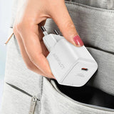 Incarcator retea Acefast Set (A77), Type-C Cable Included, Type-C Mini GaN Charger, PD30W, Power Delivery, alb