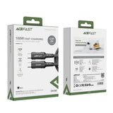 Cablu Acefast de date (C4-03), Type-C to Type-C, 100W, 5A, 480Mb/s, Incarcare rapida, 2m, negru