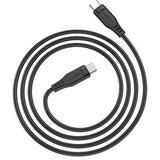 Cablu Acefast de date (C3-03), Type-C to Type-C, 60W, 3A, 480Mb/s, Incarcare rapida, 1.2m, negru