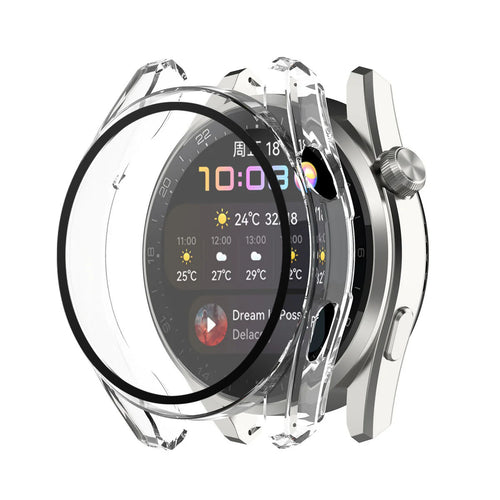 Husa smartwatch pentru Huawei Watch 3, Techsuit, transparenta
