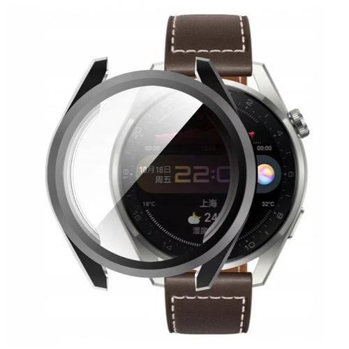 Husa smartwatch pentru Huawei Watch 3 Pro, Techsuit, negru