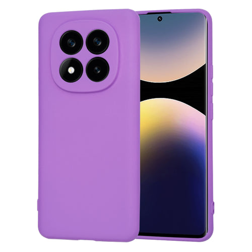Husa pentru Xiaomi Redmi Note 14 Pro+ 5G, Techsuit SoftFlex, mov