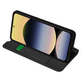 Husa pentru Xiaomi Redmi Note 14 5G, Techsuit Magskin Book, negru
