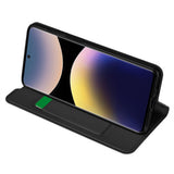 Husa pentru Xiaomi Redmi Note 14 Pro 5G, Techsuit Magskin Book, negru