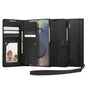 Husa pentru Samsung Galaxy S25 Ultra, Spigen Wallet S (ACS09124), negru