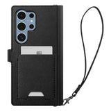 Husa pentru Samsung Galaxy S25 Ultra, Spigen Wallet S (ACS09124), negru