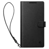 Husa pentru Samsung Galaxy S25 Plus, Spigen Wallet S (ACS09125), negru