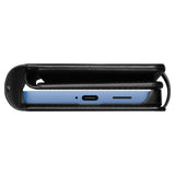 Husa pentru Samsung Galaxy S25 Plus, Spigen Wallet S (ACS09125), negru