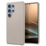Husa pentru Samsung Galaxy S25 Ultra, Spigen Silicone Fit MagSafe (ACS09165), bej
