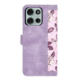 Husa pentru Motorola Moto G75, Techsuit FlipCraft, mov