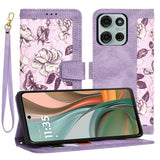 Husa pentru Motorola Moto G75, Techsuit FlipCraft, mov