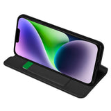 Husa pentru iPhone 14 Plus, Techsuit Magskin Book, negru