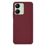 Husa pentru Xiaomi Redmi 13C 4G, Techsuit Carbonite FiberShell, rosu