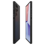 Husa pentru Samsung Galaxy S23 Ultra, Spigen Liquid Air (ACS05614), negru