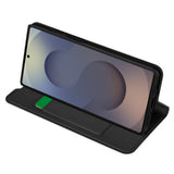 Husa pentru Samsung Galaxy S25 Ultra, Techsuit Magskin Book, negru