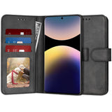 Husa pentru Xiaomi Redmi Note 14 Pro 5G, Techsuit Diary Book, negru