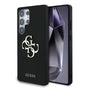 Husa pentru Samsung Galaxy S25 Ultra, Guess Silicone 4G Big Metal Logo (GUHCS25LS4SMDK), negru