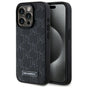 Husa pentru iPhone 15 Pro, Karl Lagerfeld Leather MagSafe (KLHMP15LPKHPORPK), negru