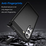Husa pentru Samsung Galaxy S23 Plus, Techsuit Carbon Silicone, albastru