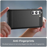 Husa pentru Samsung Galaxy S23 Plus, Techsuit Carbon Silicone, albastru