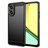 Husa pentru Realme C67 4G, Techsuit Carbon Silicone, negru