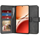 Husa pentru OPPO Reno12 F 5G, Techsuit Diary Book, negru