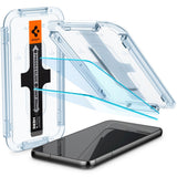 Folie de protectie pentru Samsung Galaxy S23, Spigen (2 pack) Glas.tR EZ-FIT (AGL05958)