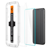 Folie de protectie pentru Samsung Galaxy S23, Spigen (2 pack) Glas.tR EZ-FIT (AGL05958)