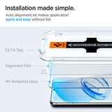 Folie de protectie pentru Samsung Galaxy S23, Spigen (2 pack) Glas.tR EZ-FIT (AGL05958)