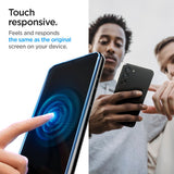 Folie de protectie pentru Samsung Galaxy S23, Spigen (2 pack) Glas.tR EZ-FIT (AGL05958)