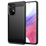 Husa pentru Samsung Galaxy A53 5G, Techsuit Carbon Silicone, albastru