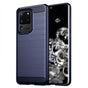 Husa pentru Samsung Galaxy S20 Ultra 5G, Techsuit Carbon Silicone, albastru